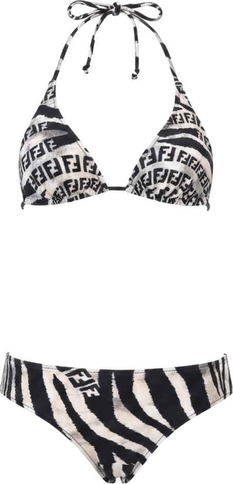FENDI ZEBRA MONOGRAM BIKINI